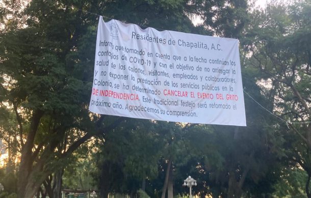 Confirman que no habrá Grito en la glorieta Chapalita