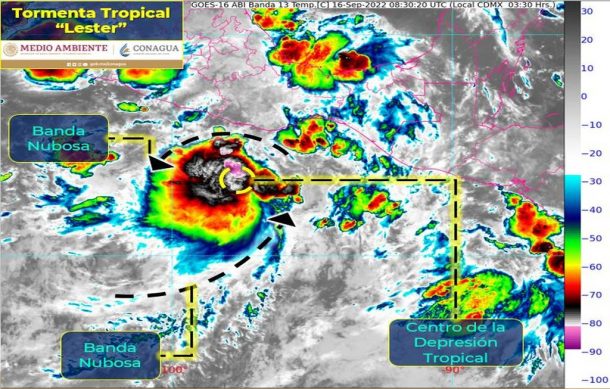 Se forma la tormenta tropical “Lester” en el Pacífico