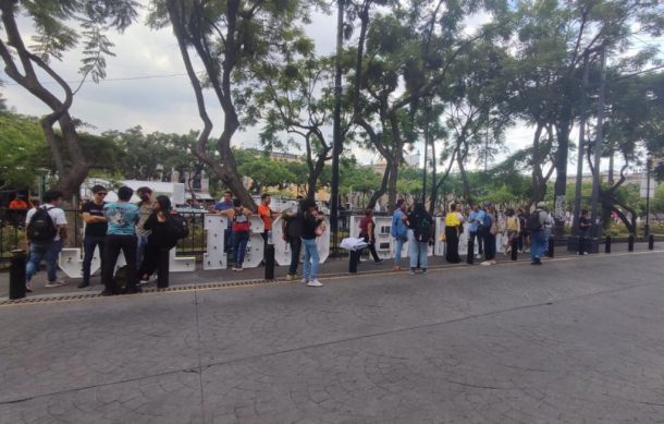 Colectivos se manifiestan por comparecencia de Fiscal en privado