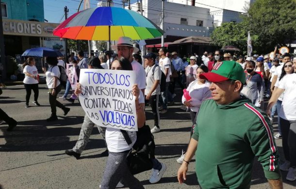 Sin incidentes concluye marcha por la paz y justicia de UdeG