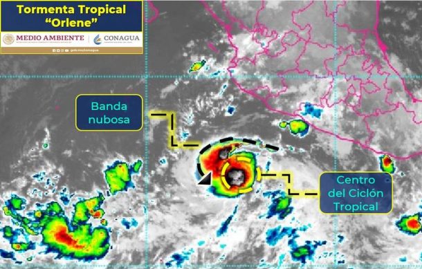 “Orlene” se convertirá en huracán el fin de semana