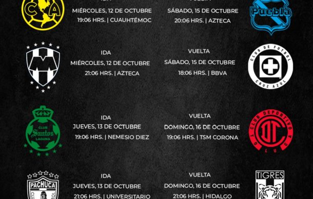 Definen horarios para la primera fase de la liguilla