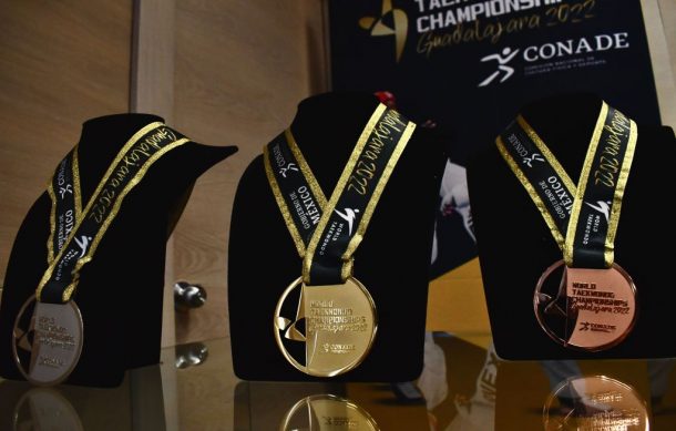 Presentan medallas y esperan apoyo en Mundial de Taekwondo en GDL