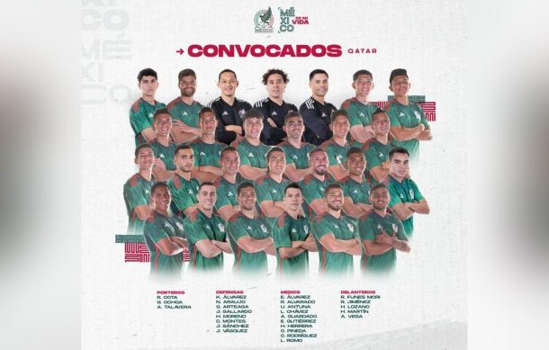 México revela a los 26 convocados para Qatar 2022