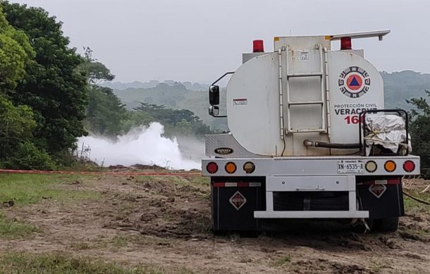 Deja 19 lesionados la explosión de ducto de etano en Veracruz