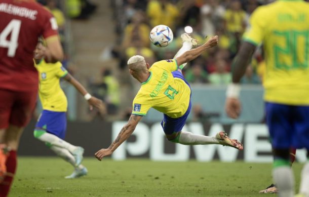 Richarlison marcó el mejor gol del mundial.