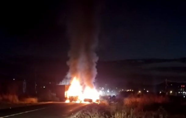 Delincuencia organizada realiza bloqueos en la zona Altos de Jalisco