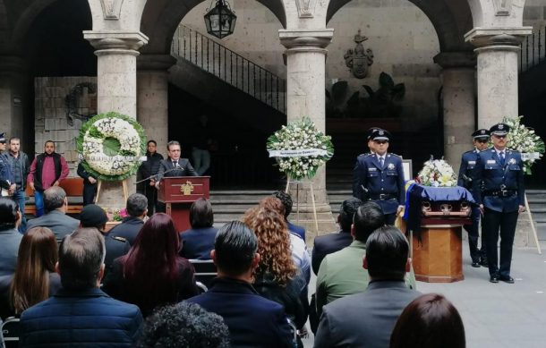 Dan el último adiós a policía de Guadalajara muerto tras explosión