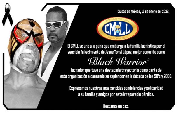 Fallece el luchador Black Warrior