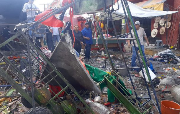 Explosión en tianguis de Ojuelos deja 14 lesionados