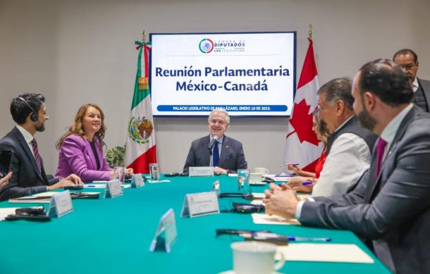 Parlamentarios canadienses y mexicanos sostienen reunión en San Lázaro