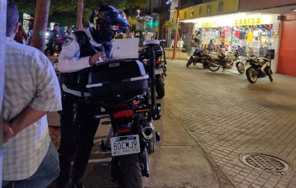 Mantendrán operativos contra motocicletas en el Centro de GDL