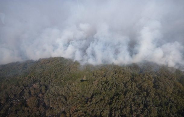 Activan emergencia atmosférica por incendio en La Primavera