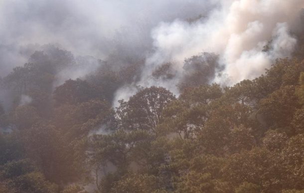 Hasta el momento desconocen superficie afectada por incendio