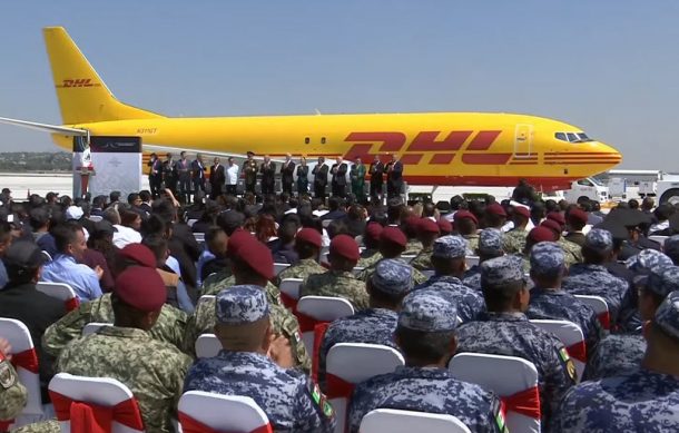 DHL realiza el primer aterrizaje de vuelos de carga en AIFA