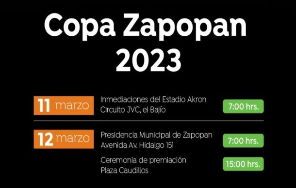 Anuncian cierres viales para Copa Zapopan 2023 de ciclismo