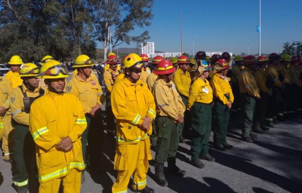 Presentan estado de fuerza en Jalisco para combatir incendios forestales