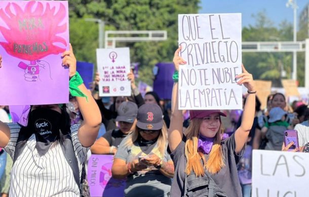 Derechos Humanos acompañará las marchas de las mujeres en GDL