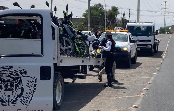 Aseguran en Tlajomulco 25 motocicletas por circular con anomalías