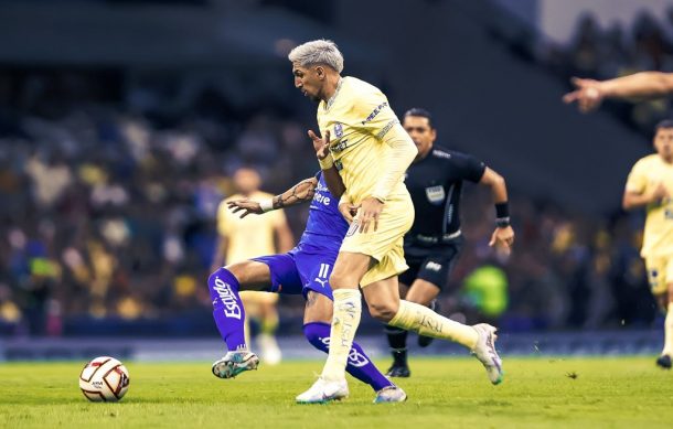 América le pega 2-1 al líder Monterrey en el Azteca