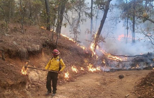 Continúan labores de combate al fuego en tres incendios cercanos a ZMG