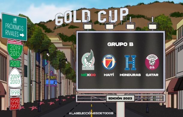 México se medirá a Haití, Honduras y Qatar en la Copa Oro 2023