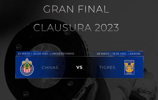 Anuncia la Liga MX horarios para la final entre Chivas y Tigres