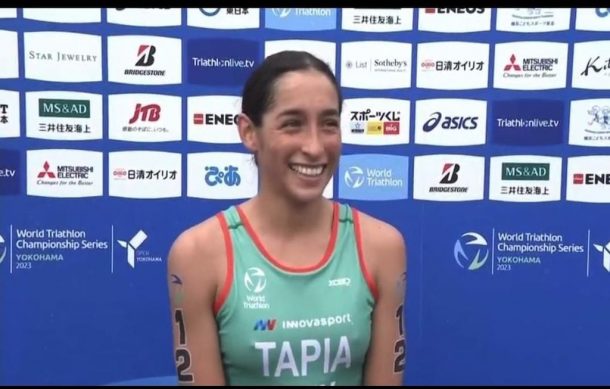 La jalisciense Rosa Tapia clasifica al Triatlón de los Juegos Olímpicos de París