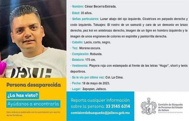 Se cumplen tres semanas de desaparición de César en Zapopan