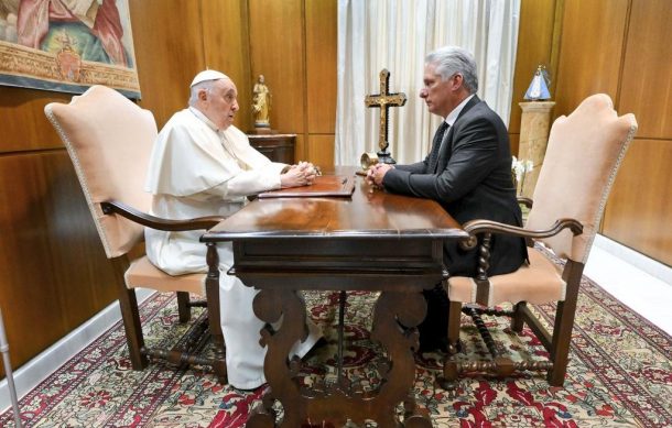 Papa Francisco recibe a Miguel Díaz-Canel en el Vaticano