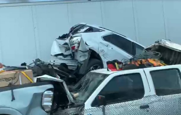 Se eleva a 14 el número de lesionados tras choque múltiple en autopista Zapotlanejo-Lagos de Moreno