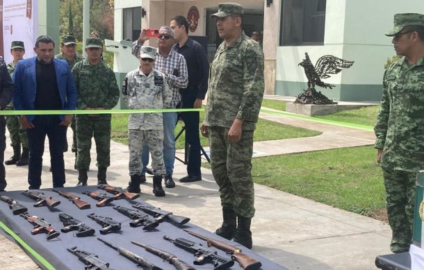 Destruyen armas aseguradas en Jalisco