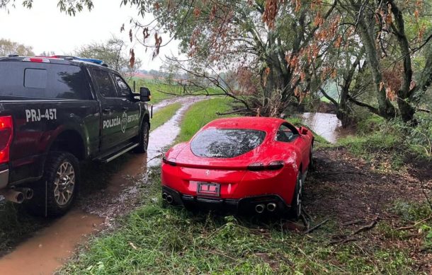 Recuperan en Jalisco un Ferrari robado en Aguascalientes