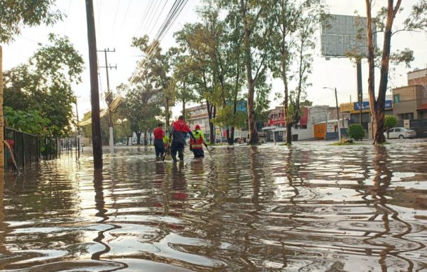 Lluvia matutina pega con fuerza en el sur de ZMG