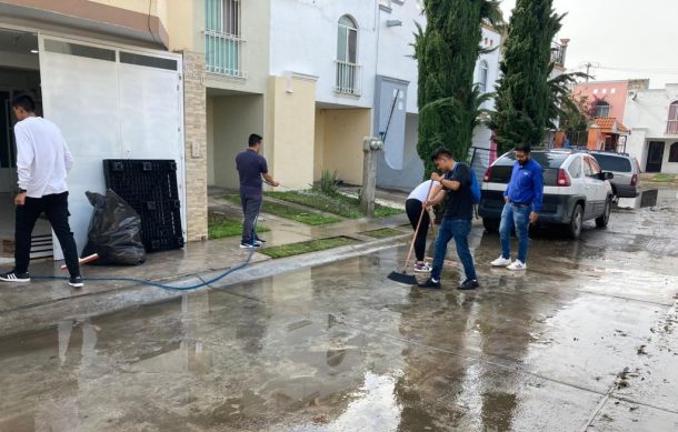 Inundaciones dejan daños en fincas de Jardines del Edén en Tlajomulco