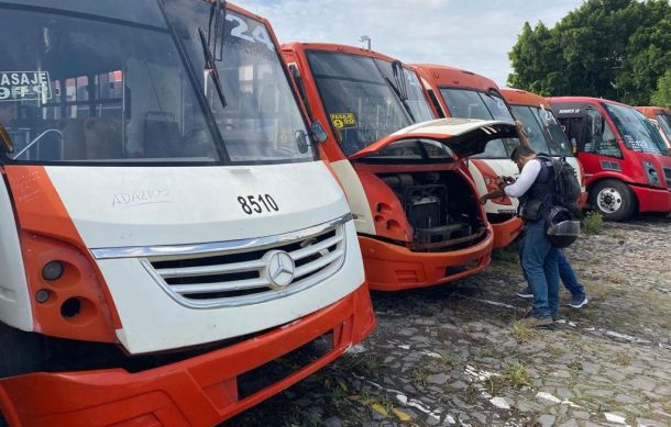 Rechazan camioneros recibir unidades de la ruta 24 por estar inservibles