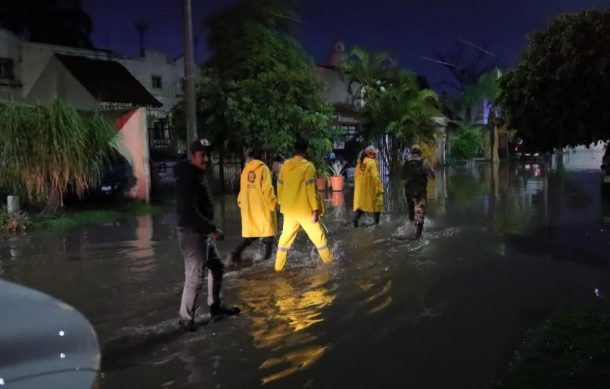 Villa Fontana, el fraccionamiento más afectado por la lluvia de este miércoles