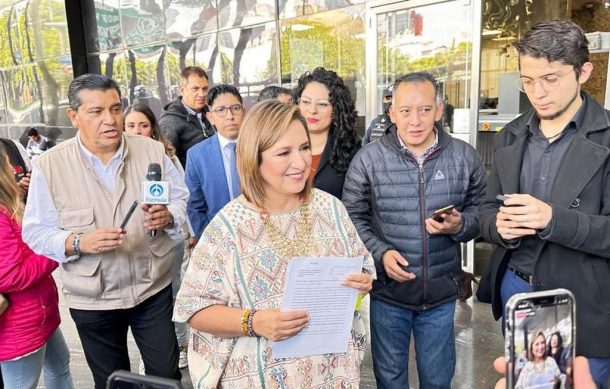 Xóchitl Gálvez acude a FGR para conocer denuncias en su contra