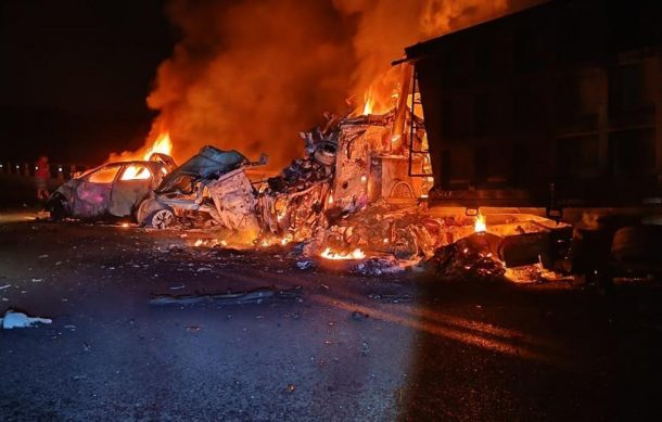 Fuerte accidente en autopista a Colima deja cuatro muertos