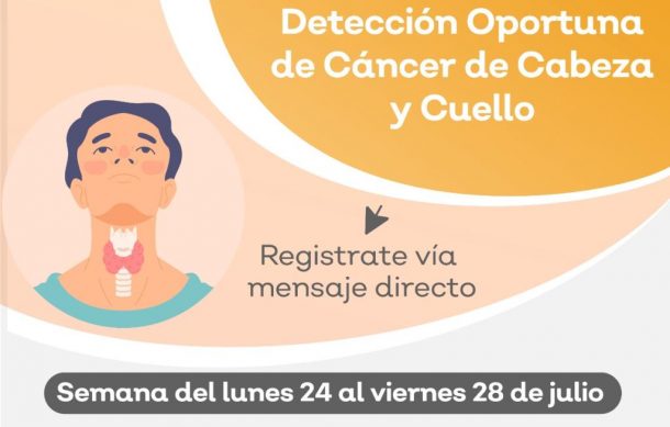 Abren Jornadas de detección de cáncer de cabeza y cuello en GDL