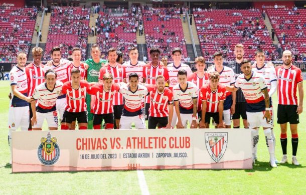 Chivas vence al Bilbao en amistoso, con gran ambiente de 35 mil espectadores