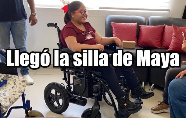 Llegó la silla de Maya