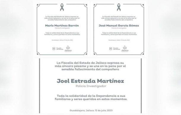 Realizan homenaje a investigadores asesinados en Tlajomulco