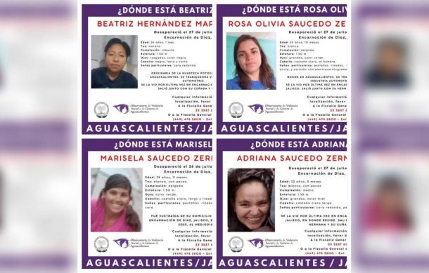 Detienen a hombre por desaparición de cuatro mujeres en Encarnación de Díaz