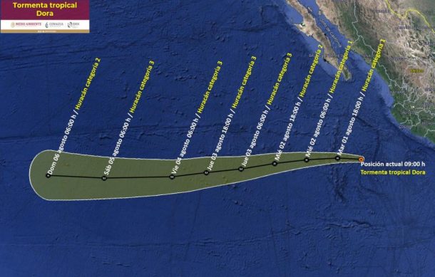 “Dora” enciende alarmas en Guerrero y Michoacán