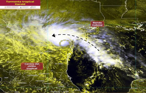 Tormenta tropical “Harold” toca tierra en Texas