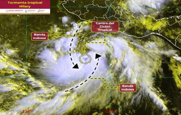 Se forma la tormenta tropical “Hilary”