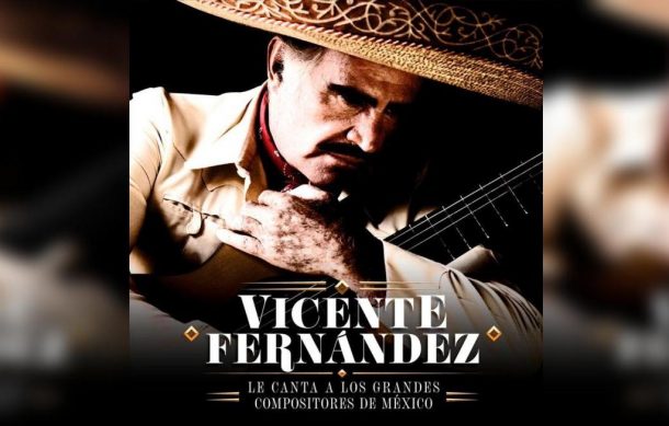 Presentan disco inédito de Vicente Fernández