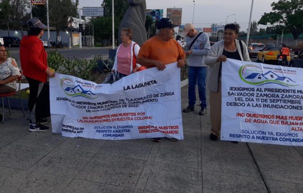 Vecinos de San Agustín protestan por inundaciones