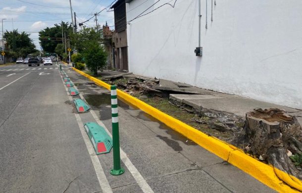 Inauguran la ciclovía de avenida Javier Mina